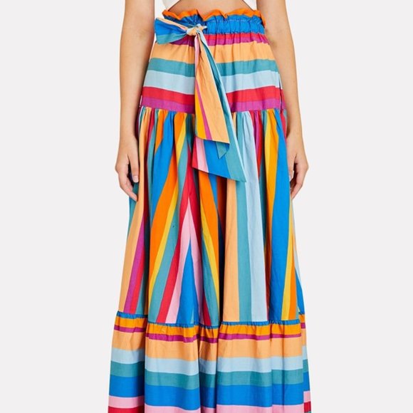 FARM Rio Striped Scarf Maxi Skirt - Picture 8 of 9
